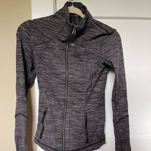 Grey & black Small LuluLemon athletic jacket